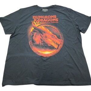 Dungeons &‎ Dragons Men’s 3XL Black Honor Among Thieves Dragon Graphic T-Shirt